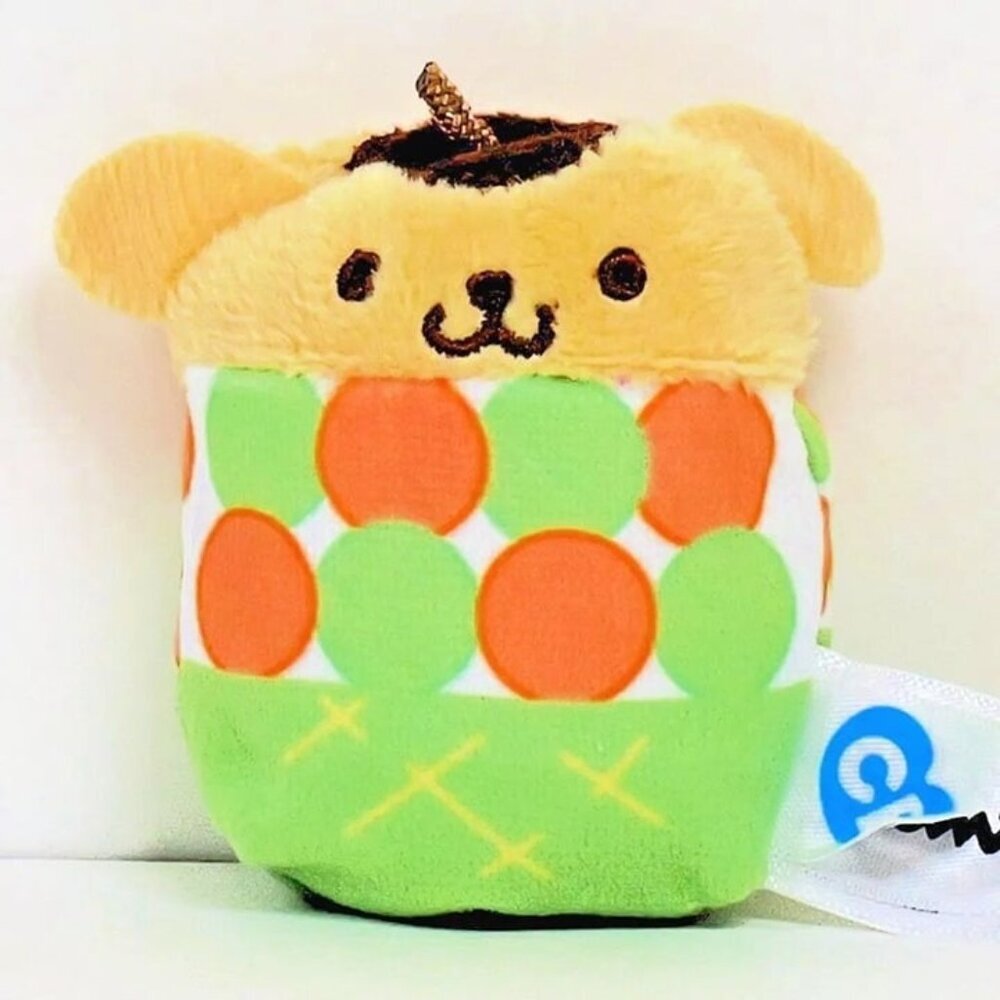 Hello Kitty & Friends Cutie Beans Series 3‎ - Pompompurin with Blue Clip Case